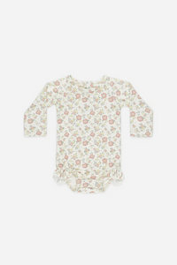 Quincy Mae Olivia Rashguard One-Piece - Bloom
