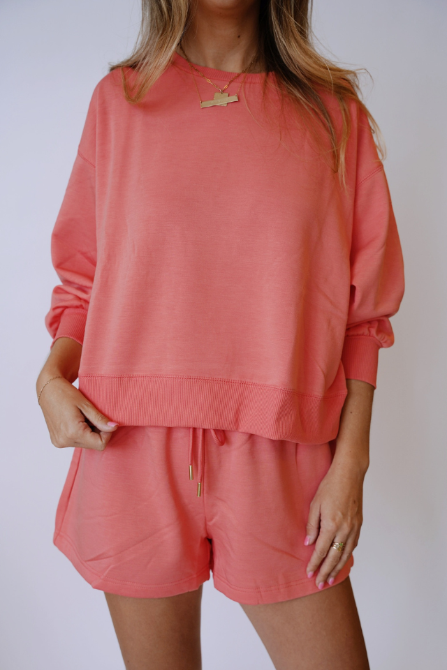 Mary Square Millie Set - Coral