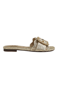 Sam Edelman Bambi - Amber Gold Raffia
