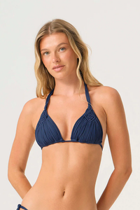 PQ Swim Mila Triangle Top - Navy