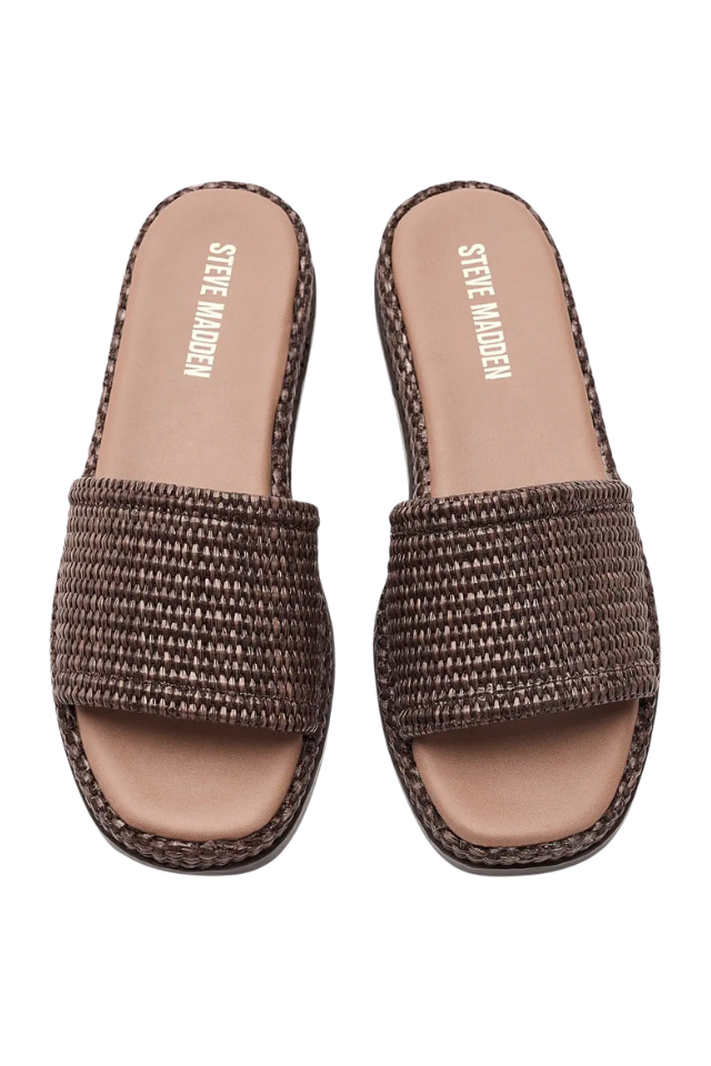 Steve Madden Boardwalk - Brown Raffia