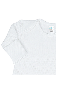 Paty Knit White Gown