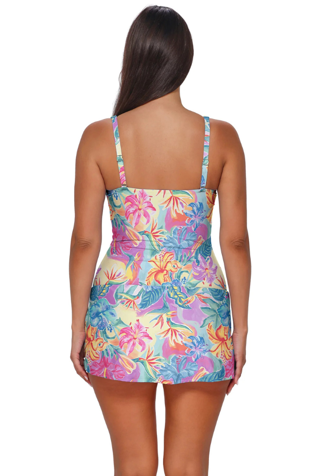 Sunsets Sienna Swim Dress - Aloha Vista