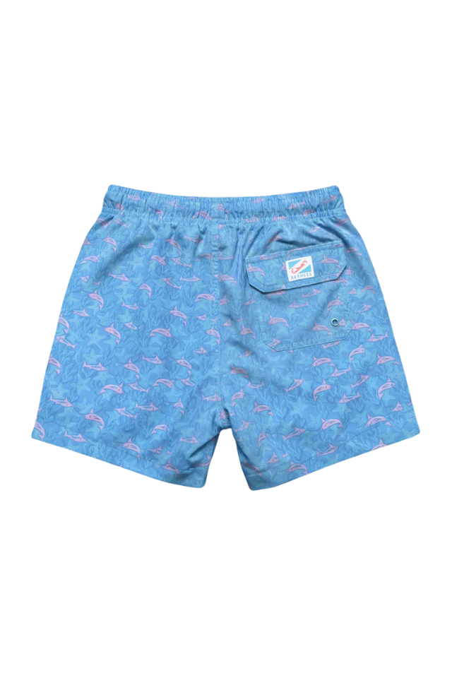 Bermies Lined Swim Trunks - Marlins