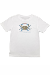 SWB Crab SS Graphic Tee - White