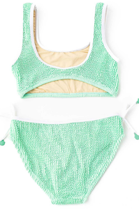 SC 2pc Crinkle Swimsuit - Mint Seashell