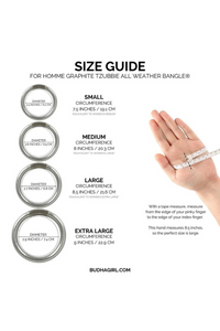 Tzubbie All Weather Bangle - Homme Graphite