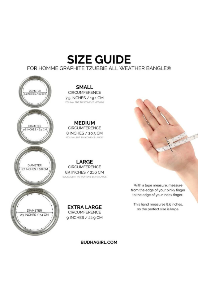 Tzubbie All Weather Bangle - Homme Graphite