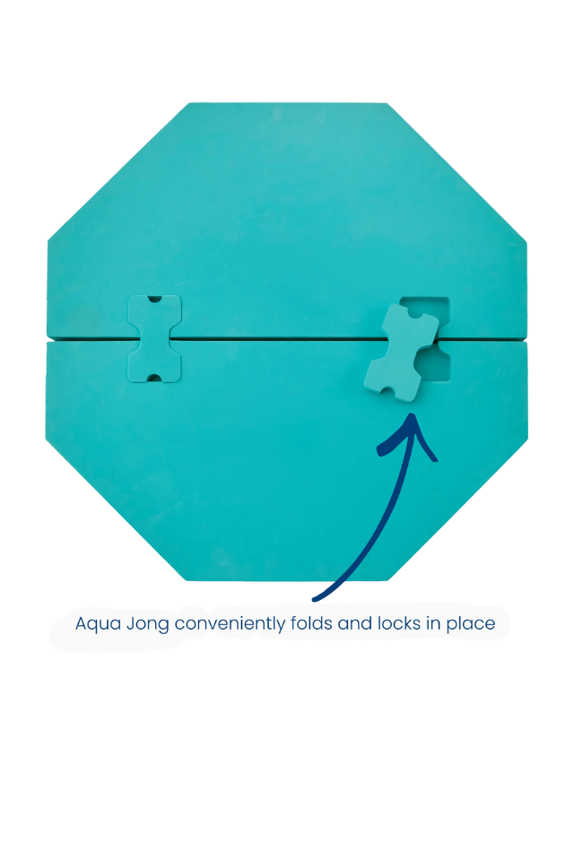 Oh My Mahjong Green Aqua Jong Pool Mat