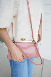 HOBO Lauren Frame Crossbody - Rose