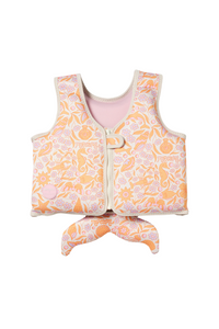 Sunnylife Kids Swim Vest - Ocean Magic Pink 3D