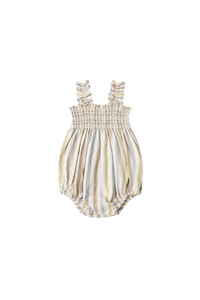 Rylee + Cru Julia Romper - Valencia Stripe