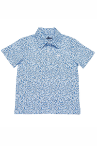 SWB Inshore SS Performance Polo - Tuna