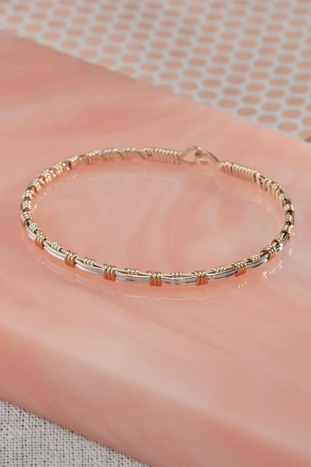 Ronaldo Now and Forever Bracelet - Gold with Silver