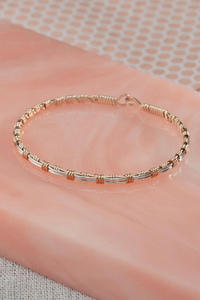 Ronaldo Now and Forever Bracelet - Gold with Silver