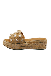 Dolce Vita Caper Pearl - Lt Natural Raffia