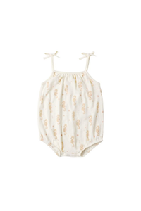Rylee + Cru Nala Romper - Seahorses