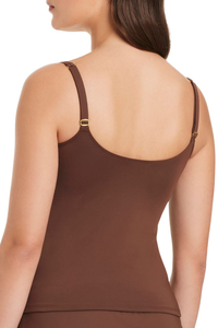 Bleu Scoop Neck Tankini - Rockpool