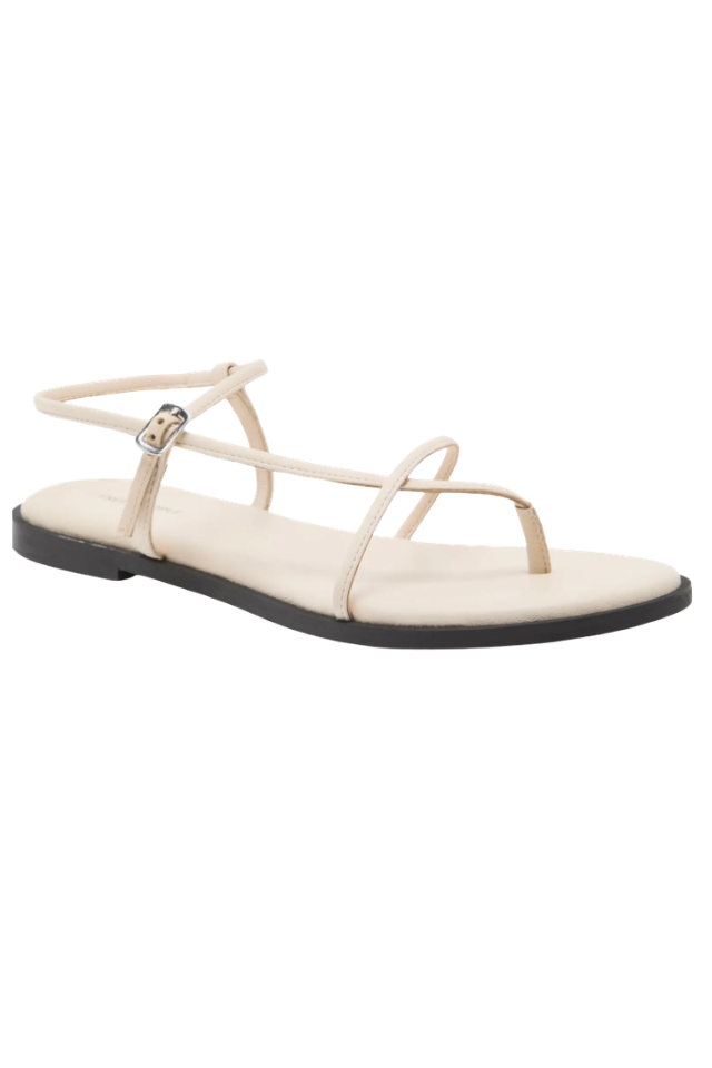 Free People Corsica Strappy Sandal - Bone