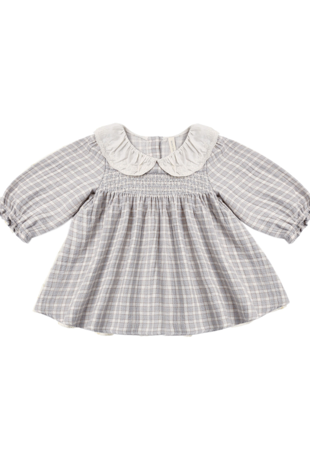 Quincy Mae Callie Dress - Blue Gingham