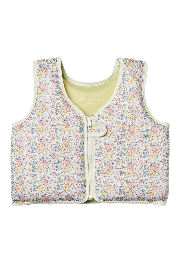 Sunnylife Kids Swim Vest - Into the Garden Ditsy Floral