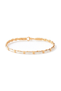 Ronaldo Now and Forever Bracelet - Gold with Silver