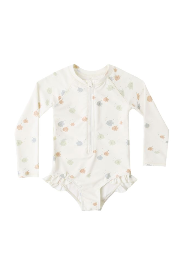 Rylee + Cru Rashguard One-Piece - Angel Fish