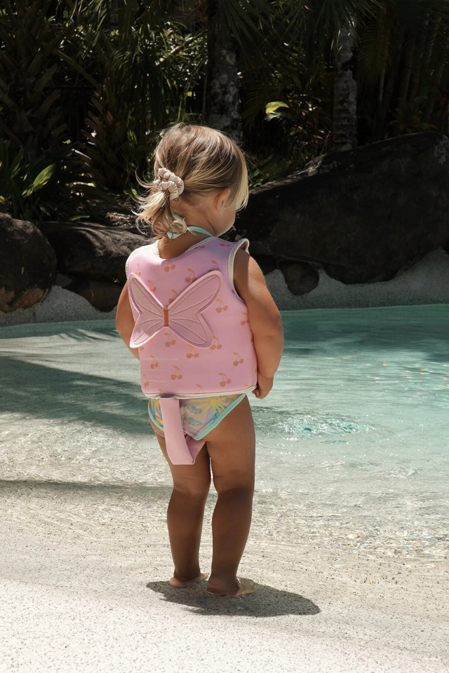 Sunnylife Kids Swim Vest - Cotton Candy Cherry