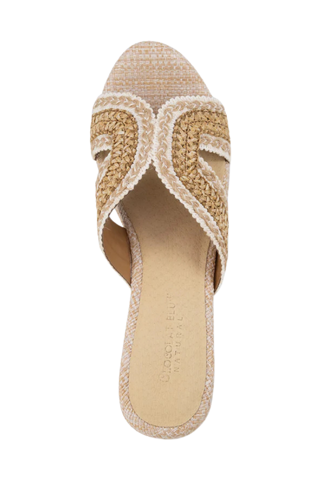 Chocolat Blu Gen - Tan Raffia