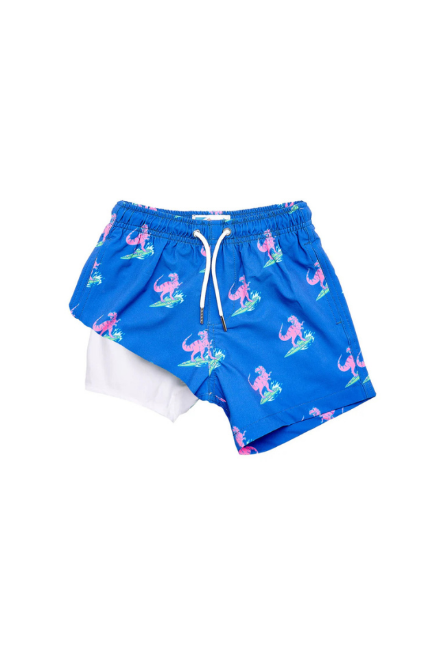 Bermies Classic Lined Swim Trunk - JURASSIC