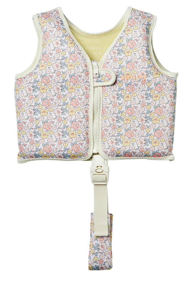 Sunnylife Kids Swim Vest - Into the Garden Ditsy Floral