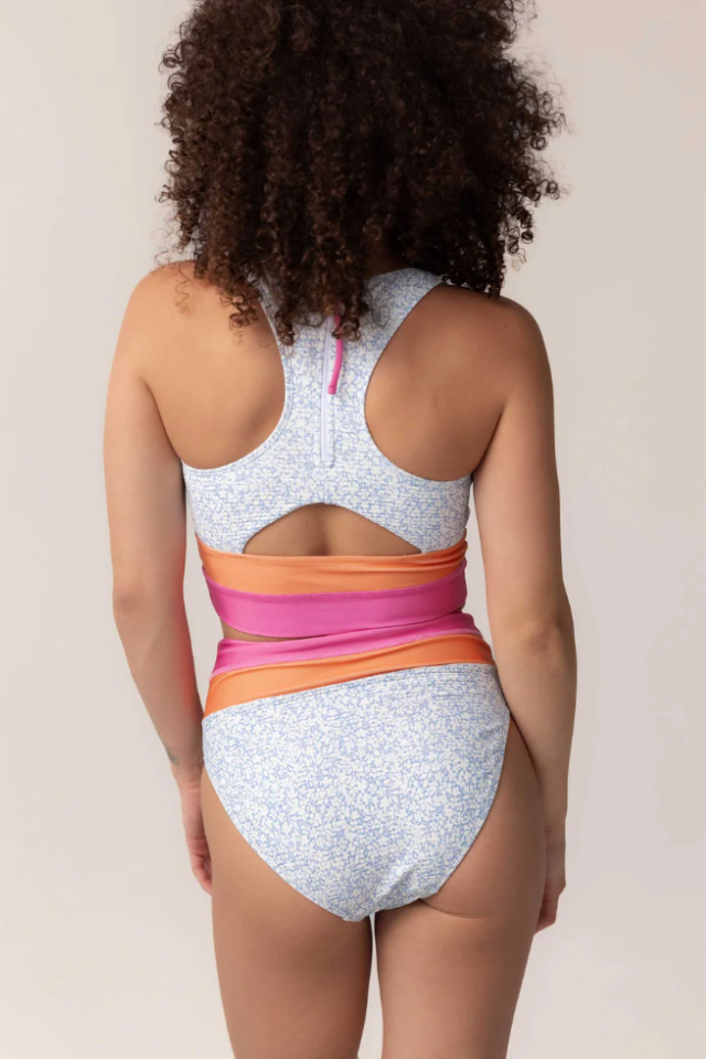 Nani Color Block High Leg Bottom - Ostler