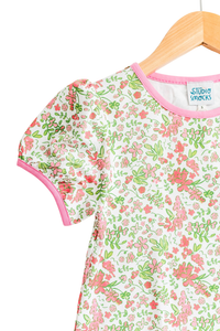 Studio Smocks Floral Scalloped Dress