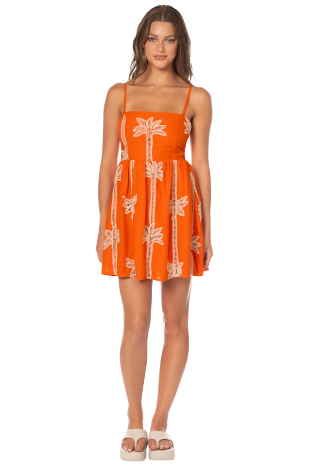 Maaji Tangerine Tropics Emilana Dress - Orange