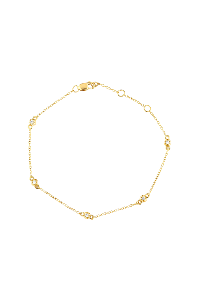 ES Gold Chain Bracelet a Ara
