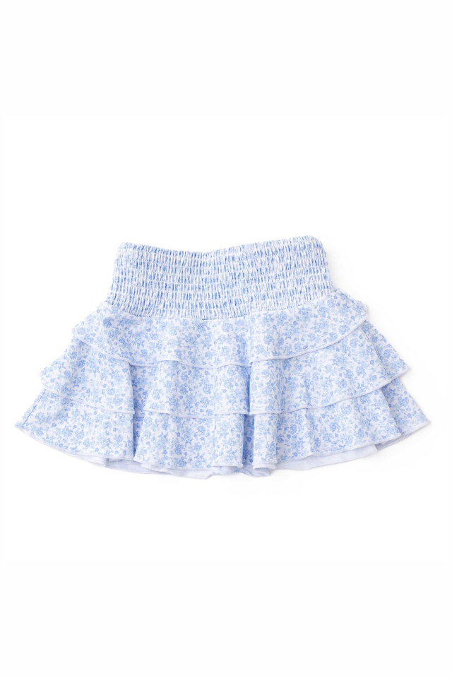 SC Smocked Skirt - Coastal Garden