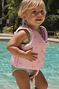 Sunnylife Kids Swim Vest - Cotton Candy Cherry