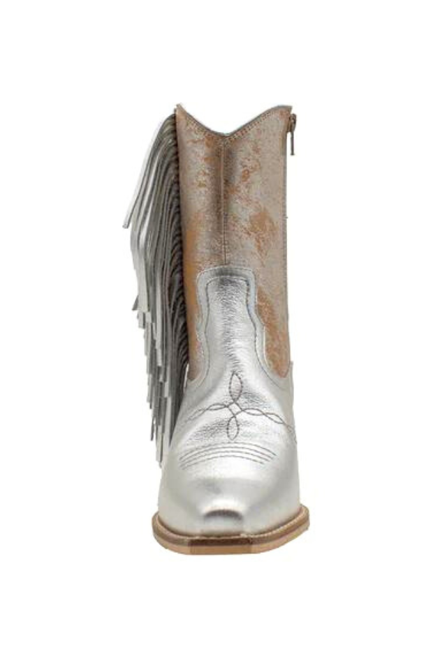 Very Volatile Prickly Pear Boot - Silver