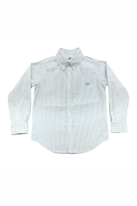 SWB Carter Oxford Shirt - Coastal Stripe Seersucker