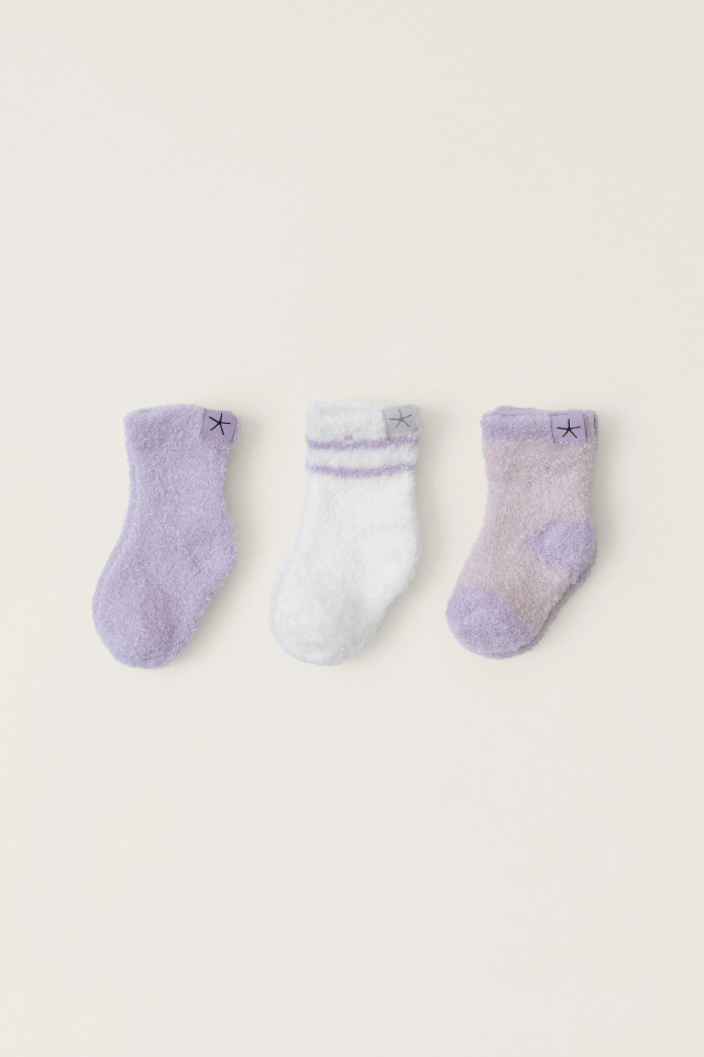Barefoot Dreams Infant Socks 3 Pack