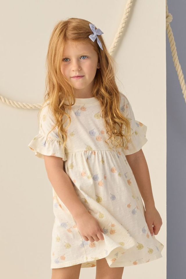 Rylee + Cru Babydoll Dress - Angel Fish