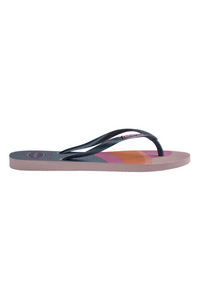 Havaianas Kids Slim Palette Glow Sandal - Peony Rose