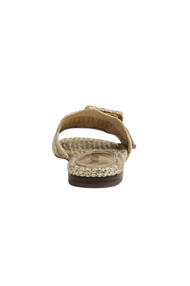 Sam Edelman Bambi - Amber Gold Raffia