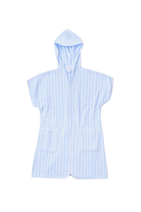 Weezie Women's Coverup - Blue and White Stripe