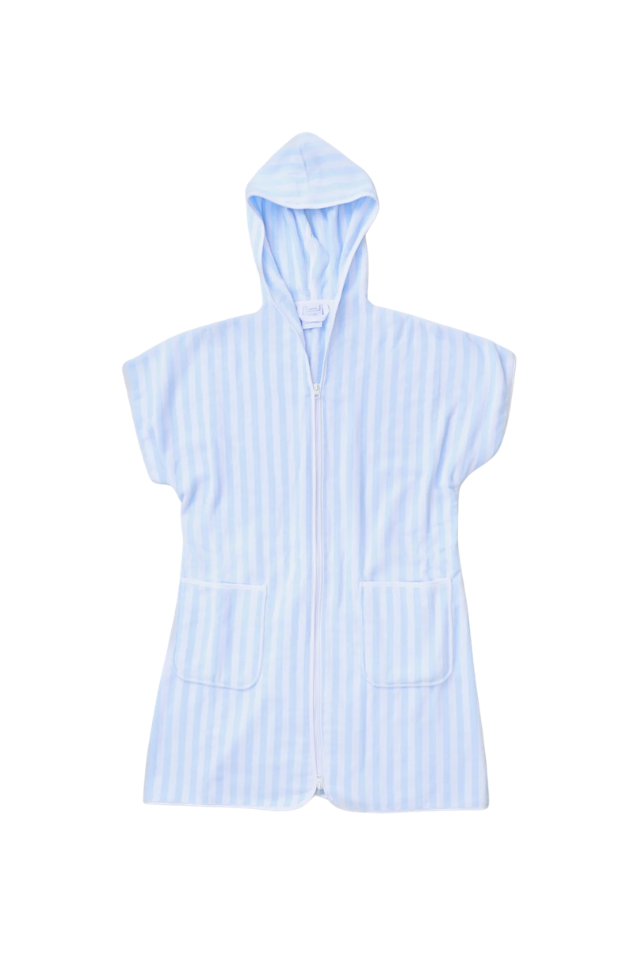 Weezie Women's Coverup - Blue and White Stripe