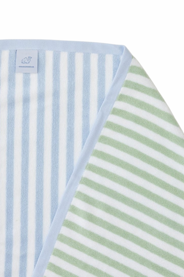 Weezie Kids Beach Towel - Seafoam & Blue