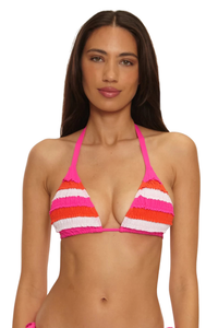 Becca Flamingo Triangle Top - Strawberry