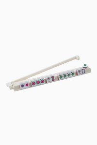 Oh My Mahjong Acrylic Rack & Pusher Set - White
