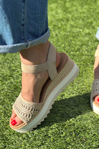 TOMS Diana - Champagne Metallic