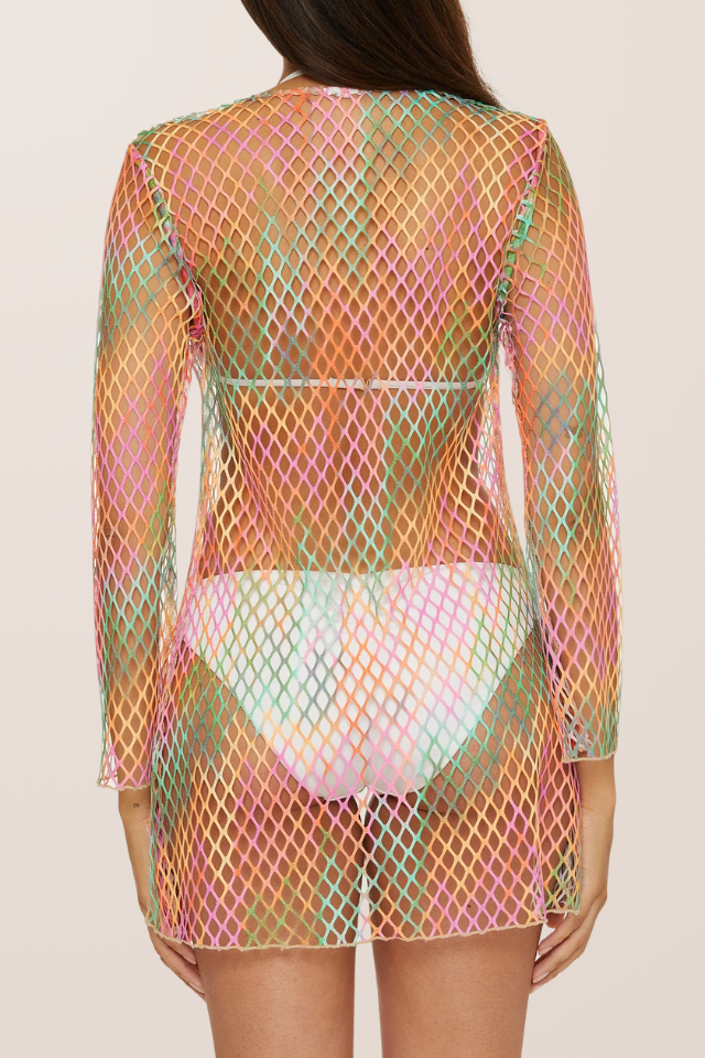Becca Mirage Fishnet Tunic - Multi